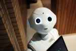 Technology and human interaction representing AI augmentation