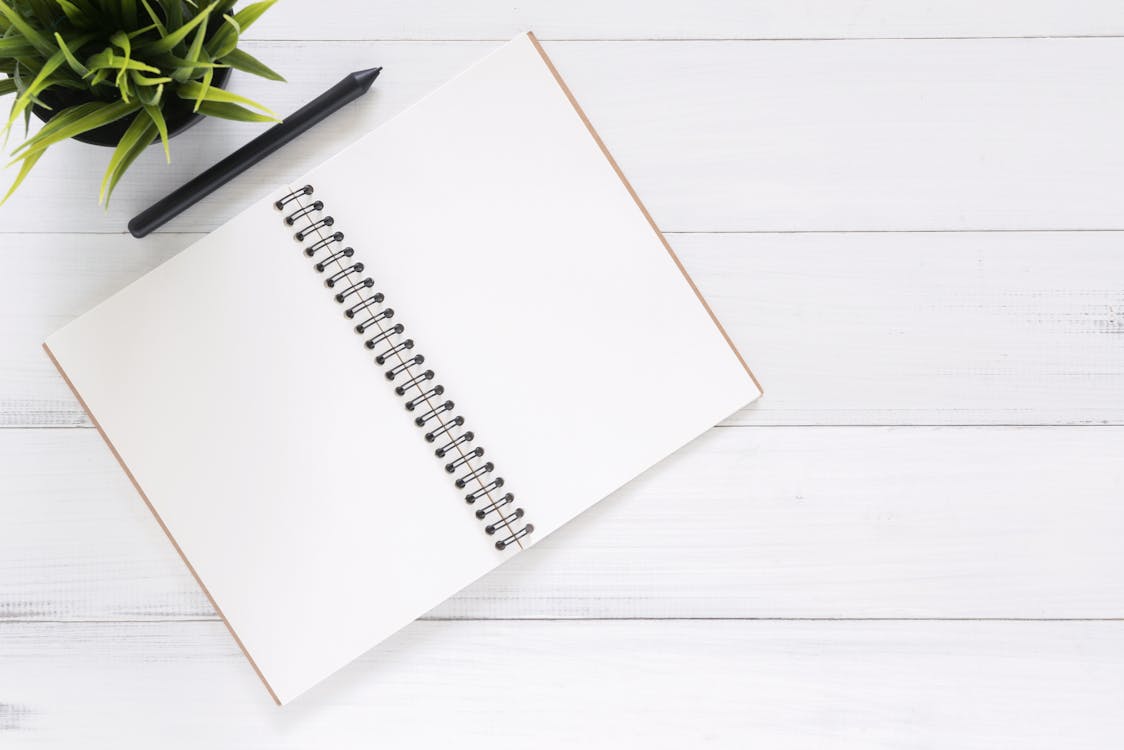 Creative journal and notebook representing exploration of diverse interests